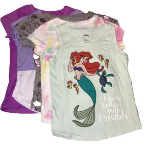 5T Girls 5 Short Sleeve T-shirt Lot Bundle